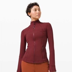Lululemon Define Jacket in Red Merlot